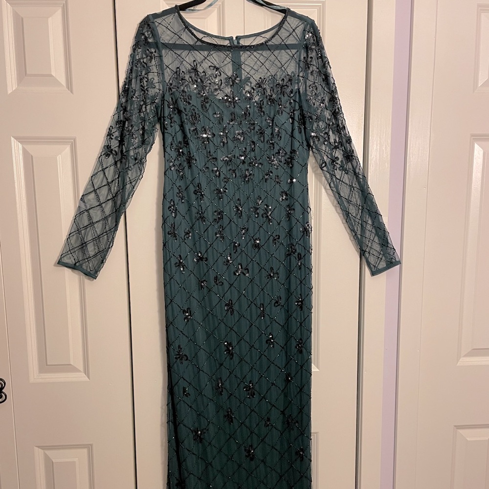 Emerald Adrianna Papell Event Dress